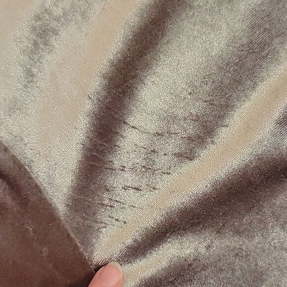 Glamorous Tan/Gray Velvet Swing Dress, Women's Medium, New With Tags! - Picture 4 of 10